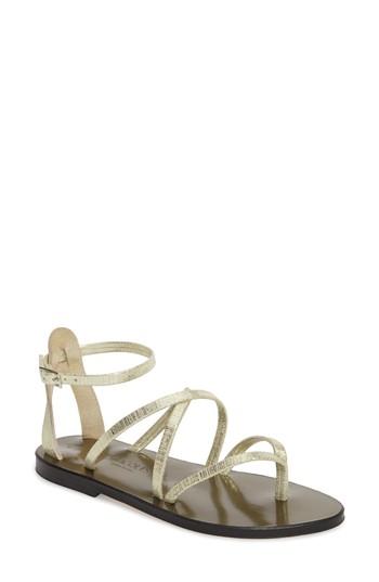 Women's K.jacques St. Tropez Fusain Sandal Us / 38eu - Metallic