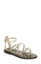 Women's K.jacques St. Tropez Fusain Sandal Us / 38eu - Metallic