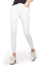 Women's Topshop Jamie Raw Hem Skinny Jeans X 30 - White