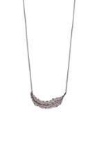 Women's Anuja Tolia Feather Crystal Necklace