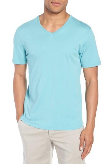 Men's Zachary Prell Mercer V-neck T-shirt - Blue/green