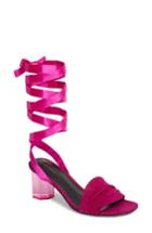 Women's Via Spiga Nova Ankle Wrap Sandal M - Pink