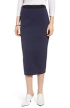 Women's Halogen Pique Ponte Skirt - Blue