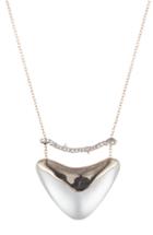 Women's Alexis Bittar Essentials Crystal Encrusted Bar & Shield Pendant Necklace