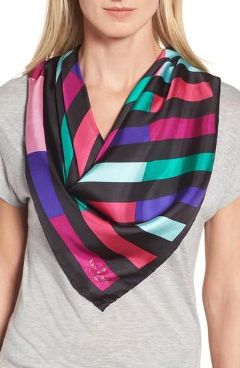 Women's Kate Spade New York Wrapping Paper Silk Square Scarf