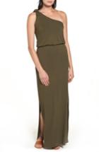 Women's Bobeau One-shoulder Maxi Dress - Green