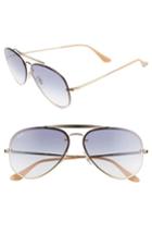 Women's Ray-ban 61mm Gradient Lens Aviator Sunglasses -