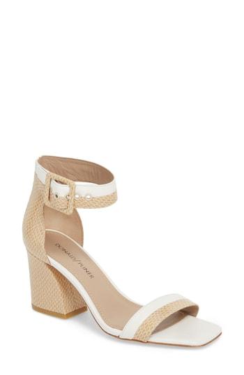 Women's Donald Pliner Watson Ankle Strap Sandal .5 M - Beige