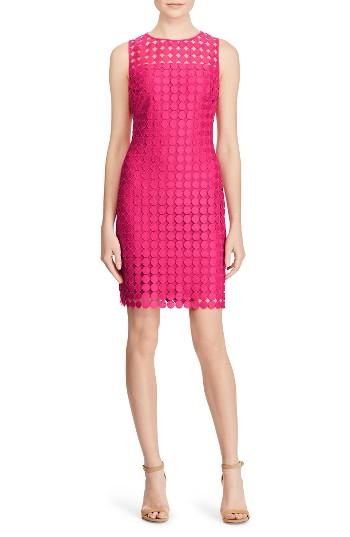 Petite Women's Lauren Ralph Lauren Melia Sheath Dress