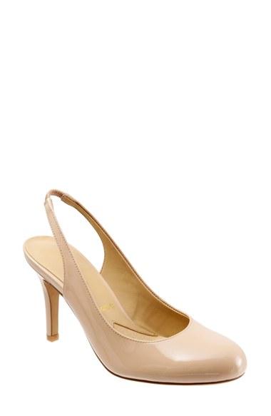 Women's Trotters 'gidget' Slingback Pump M - Beige