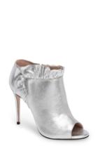 Women's James Chan Siggy Peep Toe Pump M - Metallic