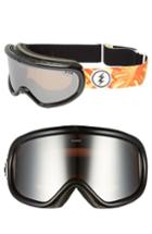 Women's Electric Charger Snow Goggles - Jungle Hands/ Silver Chrome
