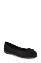 Women's The Flexx Pompom Flat .5 M - Black