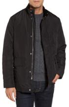 Men's Cole Haan Coat With Removable Bomber Jacket, Size - Black