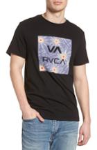 Men's Rvca Fill The Way Graphic T-shirt, Size - Black