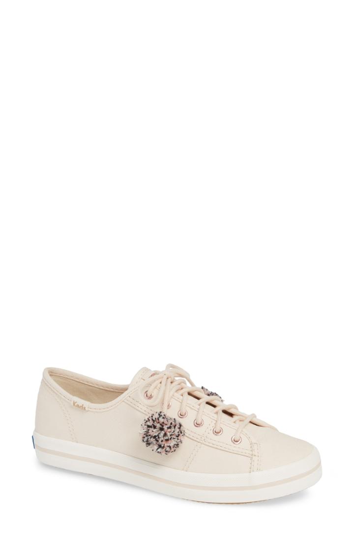 Women's Keds Kickstart Pompom Sneaker .5 M - Pink