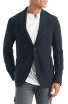 Men's Good Man Brand Uptown Trim Fit Stripe Wool Blend Sport Coat R - Blue