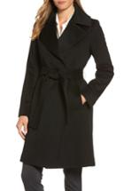 Women's Fleurette Wool Wrap Coat