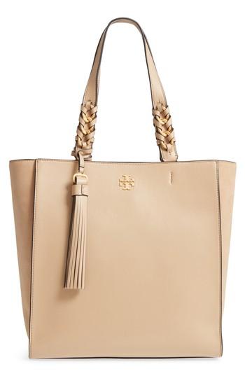 Tory Burch Brooke Leather Tote - Brown