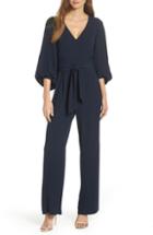 Women's Eliza J Balloon Sleeve Jumpsuit - Blue