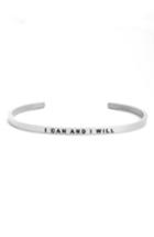 Women's Mantraband I Can And I Will Cuff Bracelet