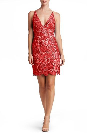 Women's Dress The Population Allie Sheath Dress - Red