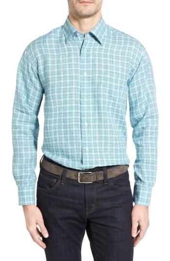 Men's Robert Talbott Anderson Classic Fit Sport Shirt - Blue/green