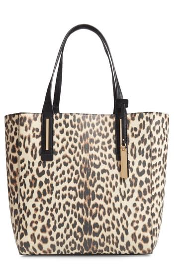 Vince Camuto Fran Reversible Leather Tote - Brown