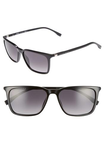 Men's Boss 56mm Sunglasses - Black