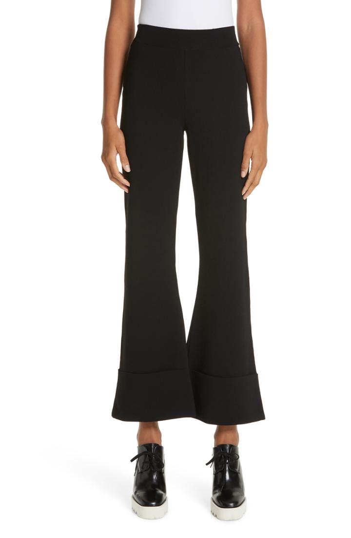 Women's Stella Mccartney Flare Leg Pull-on Ankle Pants