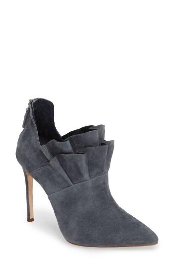 Women's Pour La Victoire Cedra Ruffle Bootie M - Blue