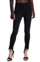 Women's Afrm Jayden Stagger Hem Skinny Jeans - Black