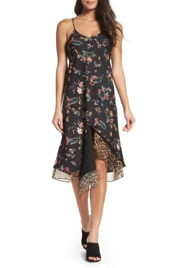 Women's Sam Edelman Mix Media Slipdress - Black