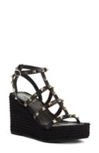 Women's Valentino Torchon Wedge Platform Sandal Us / 35eu - Black