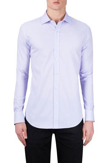 Men's Bugatchi Classic Fit Diamond Print Sport Shirt