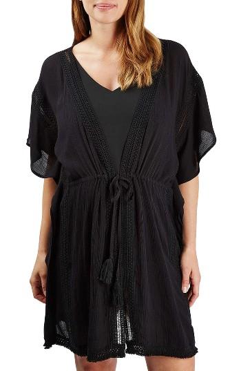 Women's Topshop Fringe Maternity Cover-up Caftan
