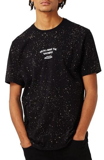 Men's Topman Speckle Print Graphic T-shirt