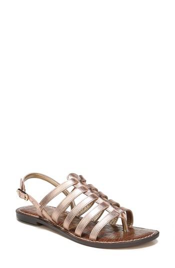 Women's Sam Edelman Garland Strappy Sandal M - Pink
