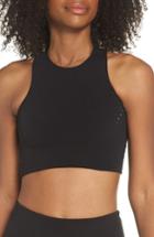 Women's Adidas Warpknit Crop Top - Black