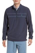Men's Travis Mathew Leon Half Zip Pullover - Blue
