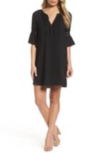 Women's Mary & Mabel Bell Sleeve Shift Dress - Black