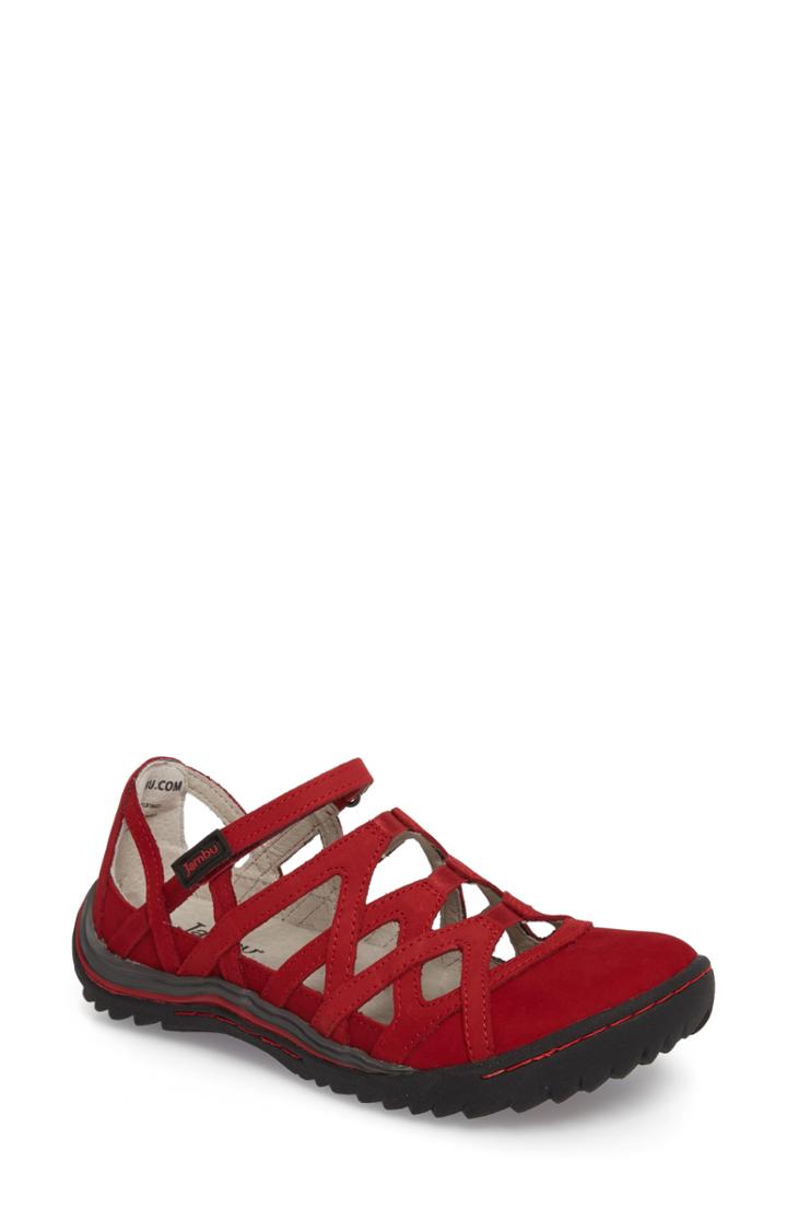 Women's Jambu Tangerine Gladiator Sport Sandal .5 M - Red