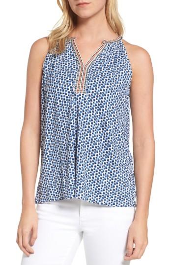 Women's Thml Embroideerd Print Knit Top - Blue