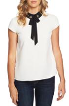 Women's Cece Embellished Bow Collar Blouse