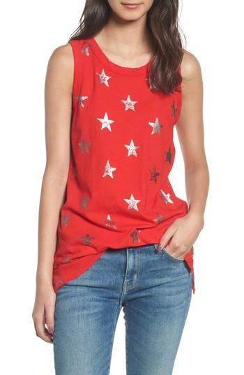 Women's Current/elliott The Muscle Tee - Red