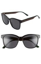 Men's Gucci 56mm Sunglasses - Black
