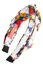 Cara Floral Knot Head Wrap, Size - White