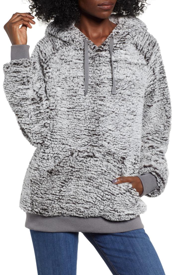 Women's Thread & Supply Wubby Fleece Hoodie - Grey