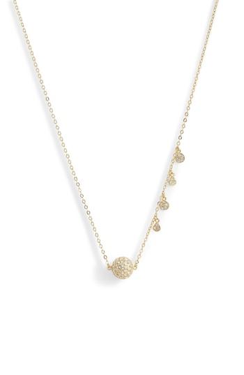 Women's Nordstrom Tiny Cubic Zirconia Sphere Necklace