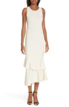 Women's Theory Nilimary Prosecco Midi Dress, Size - Ivory